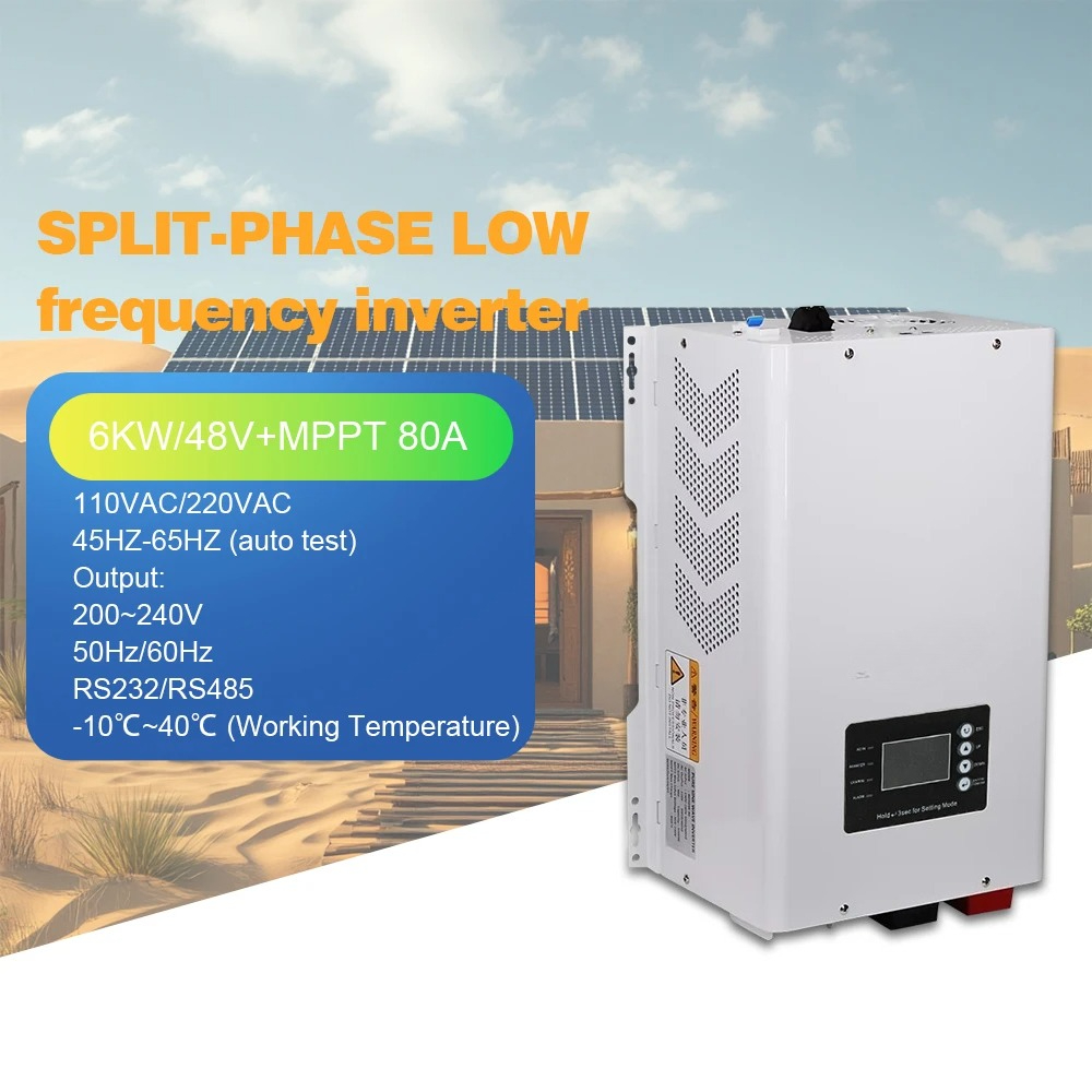 Off Grid Solar Inverter 48V 6000W - Inversor Solar de Onda Sinusoidal Pura