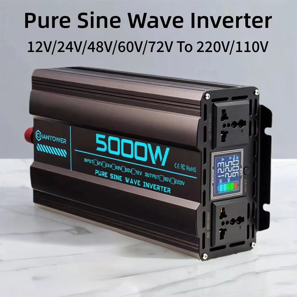 Pure Sine Wave Inverter 5000W 48V 220V - Inversor de onda sinusoidal pura DC