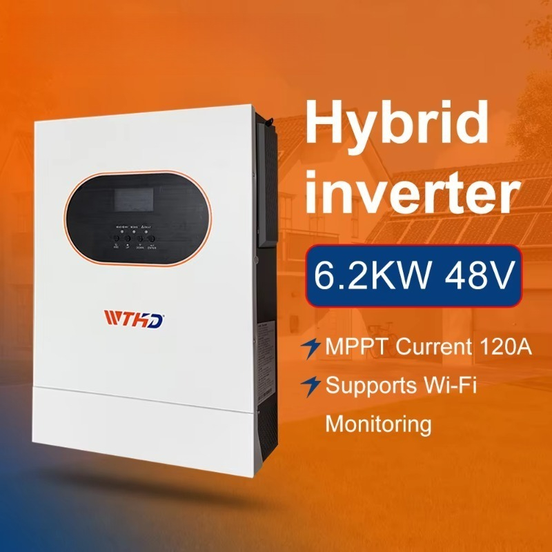 Inversor Solar Híbrido Monofás - Off Grid Solar Inverter 48V 6000W reseña y precio