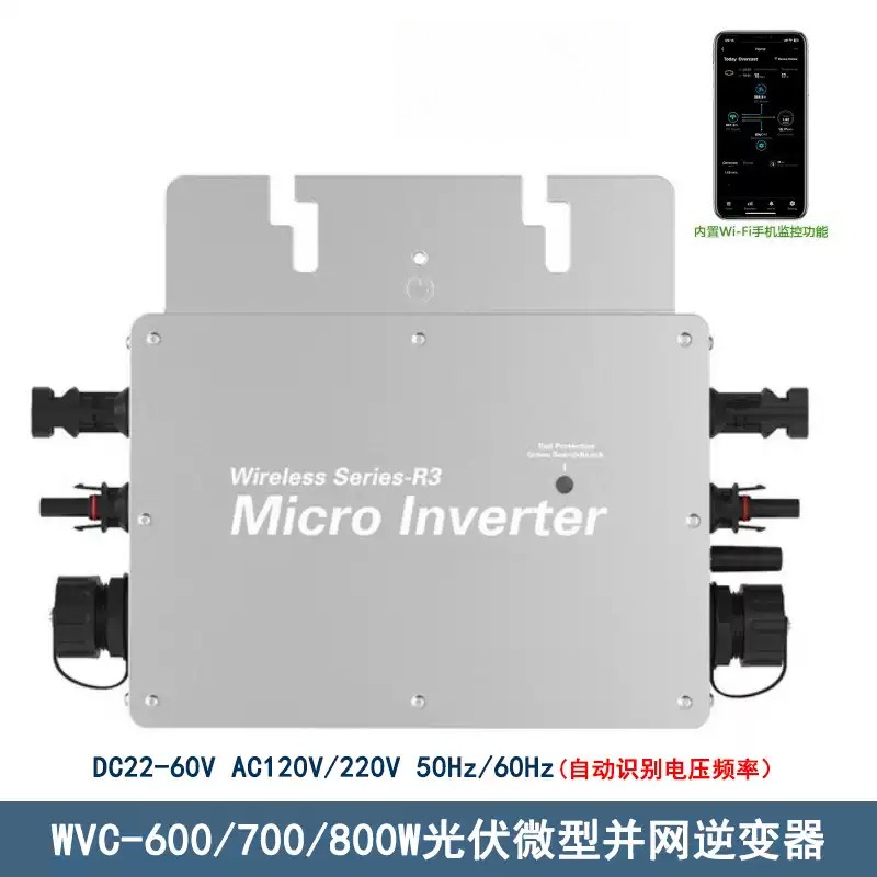 Microinversor solar conectado  - Micro Inverter 1400W Solar Grid Tie reseña y precio