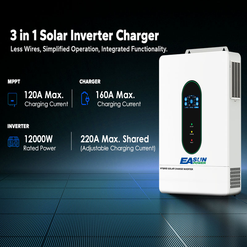 Inversor Solar Híbrido EASUN P - Grid Tie Inverter Limiter 2000W reseña y precio