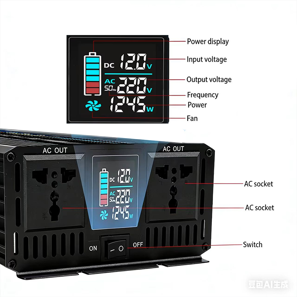 Inversor de Onda Sinusoidal Pu - Pure Sine Wave Inverter 5000W 48V 220V reseña y precio